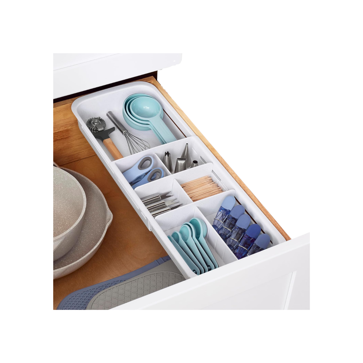 Adjustable Drawer Tray