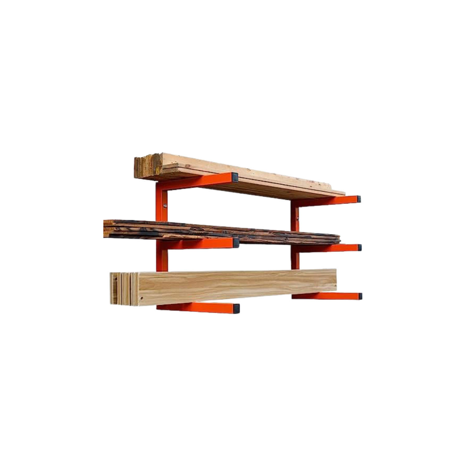 Lumber Storage Rack Wall Mount