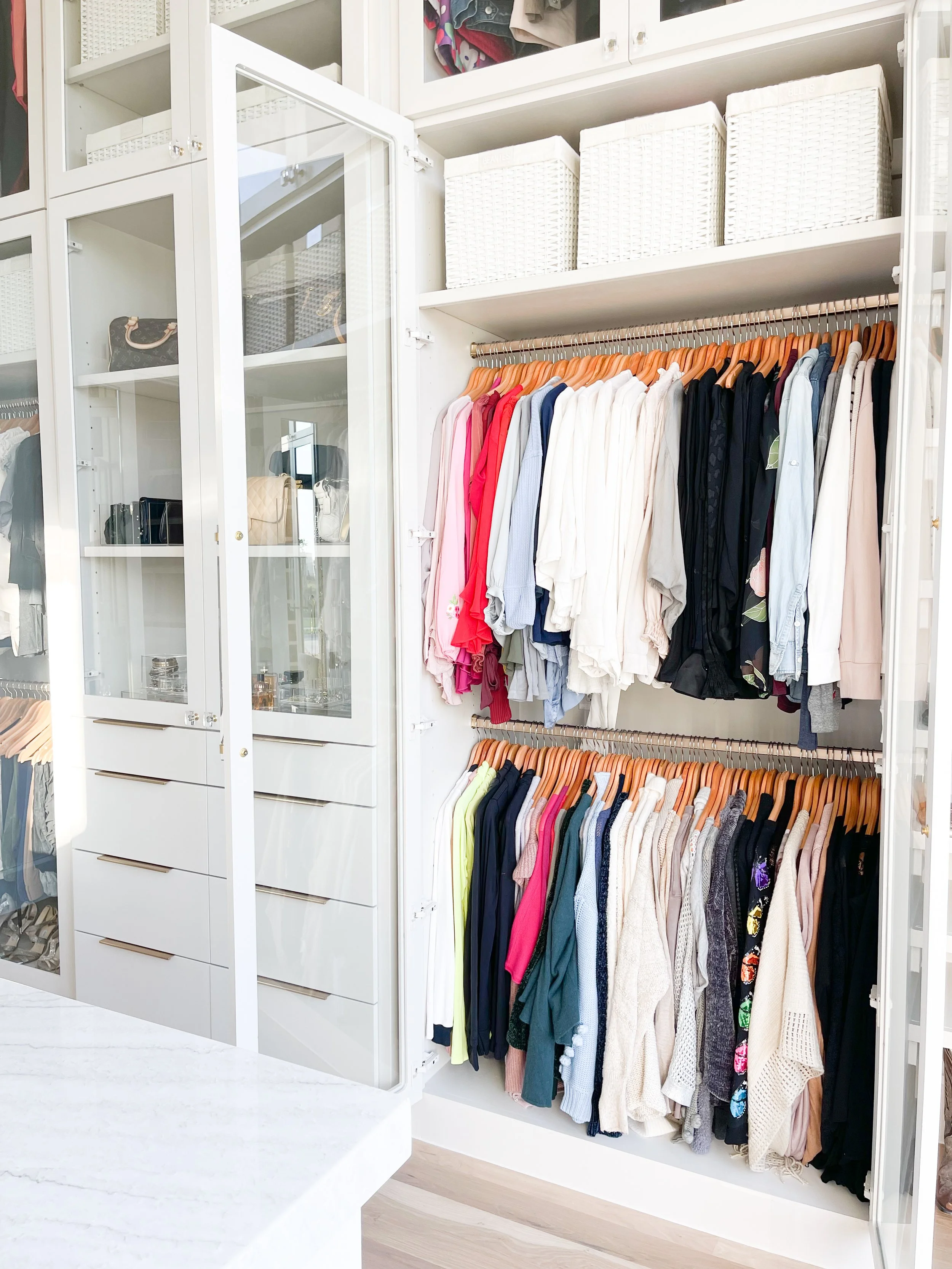 Closet organization project in Dallas — Organizing Spaces by Kim