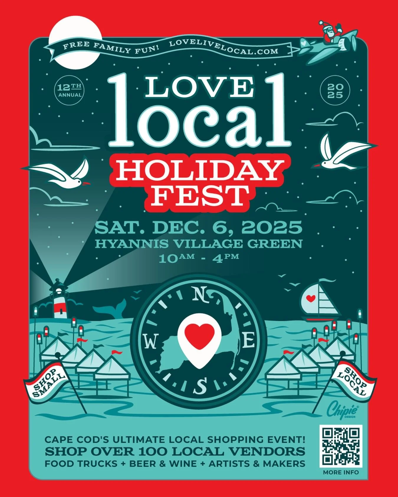 THE BEST HOLIDAY FEST ON CAPE COD!! Over 100 local hard working and very talented vendors waiting for your support! This season SHOP SMALL. SHOP LOCAL. 🎄❤️🛍️