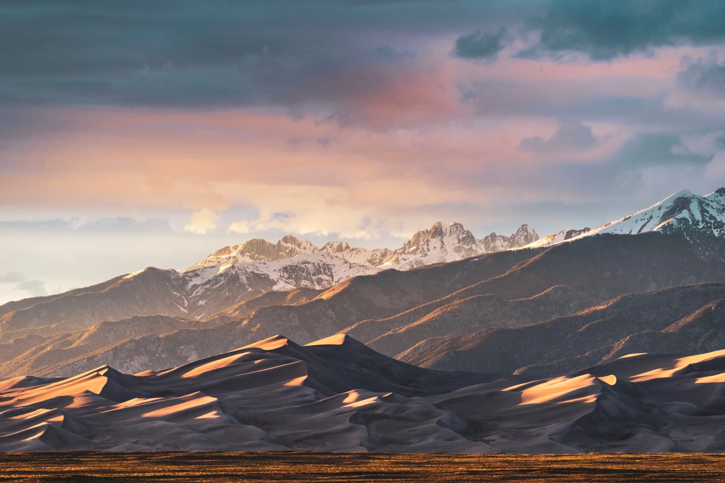 Great Sand Dunes sunset
