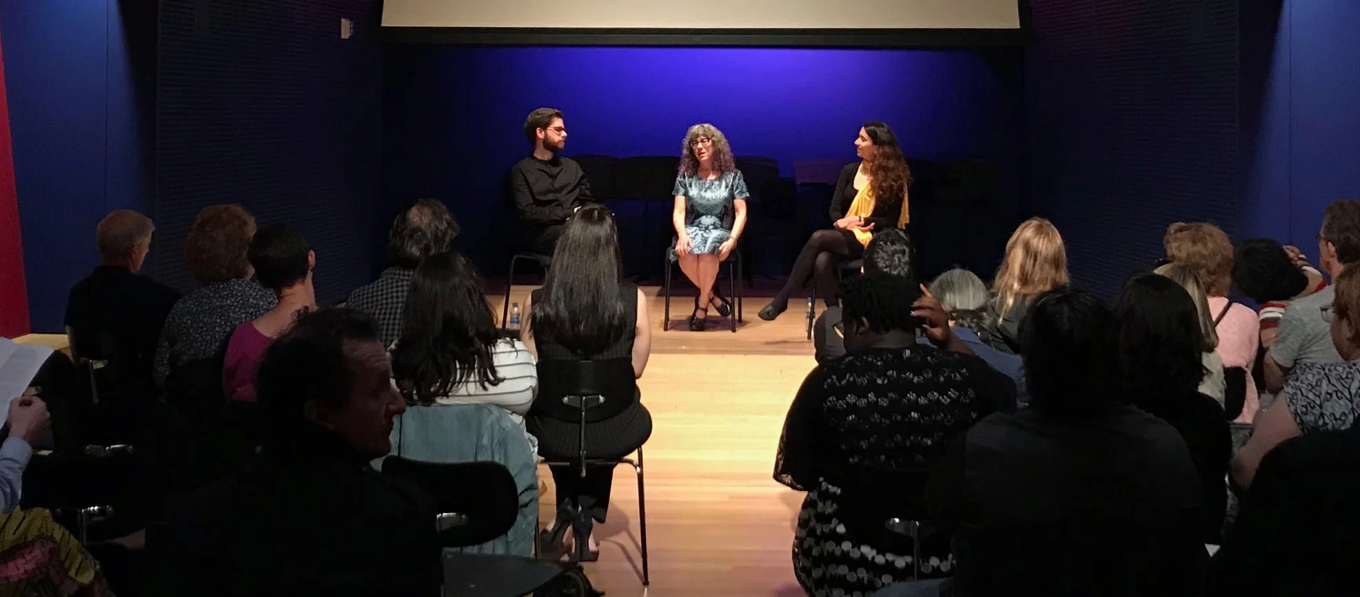 Fantastic Q&A with Marti Epstein, composer; Deniz Khateri, animator; and Jeffrey Means, conductor!