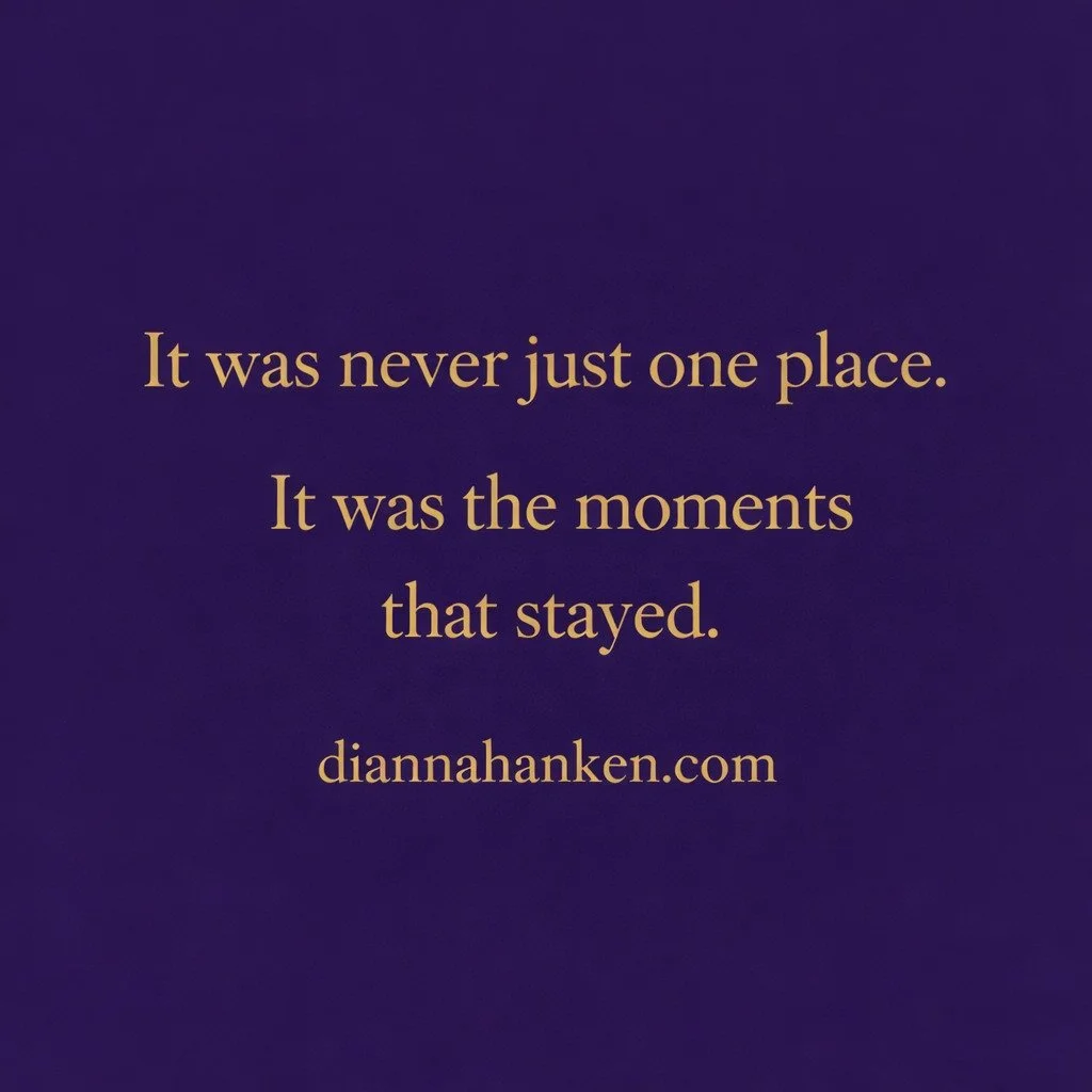Some moments stay long after the journey ends.

Not the itinerary.
Not the highlights reel.
But the experiences that quietly shift something inside.

That&rsquo;s what this week&rsquo;s blog is really about &mdash; noticing what lingers, and honoring