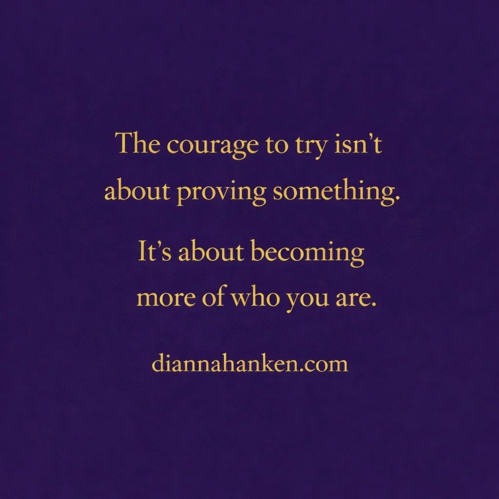 Trying new things isn&rsquo;t always comfortable.

Sometimes it feels exciting.
Sometimes it feels vulnerable.
And sometimes it quietly triggers the old voice that asks&hellip;
What if this doesn&rsquo;t work?

But over time I&rsquo;ve learned someth