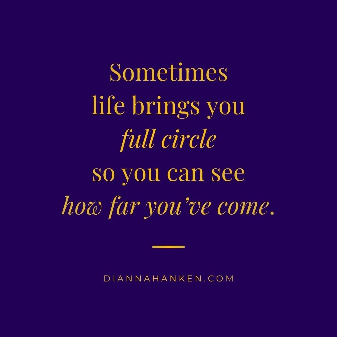 These are the pieces that have been landing for me lately.

Not all at once. Not perfectly. But in small moments that keep adding up.

A sense of coming full circle.
Of choosing what feels aligned now instead of what I think it&rsquo;s supposed to be