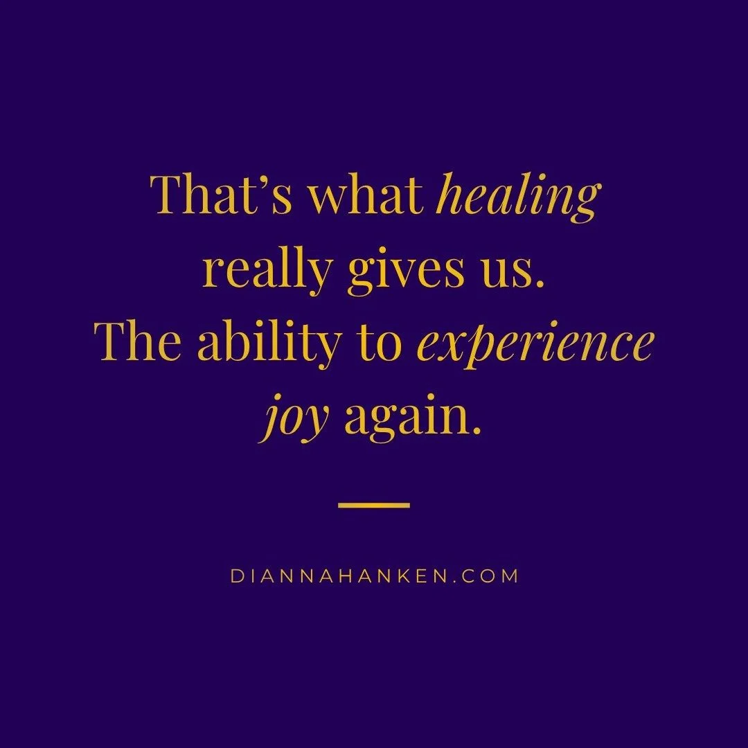 Healing is such an interesting thing.

When you&rsquo;re in the middle of a painful season, it can feel like the weight of it will always live inside you in the same way.

And then one day, almost quietly, life starts feeling lighter again.

You laug