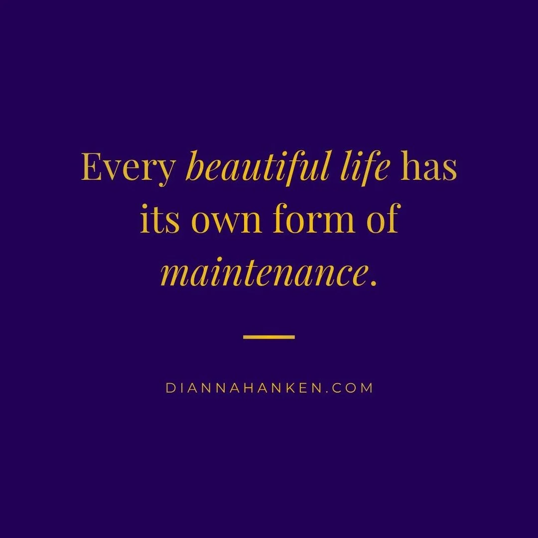 One thing that struck me after writing this week's essay is how easy it is to admire someone else's life without noticing everything that quietly supports it.

A meaningful relationship takes intention. A beautiful home takes care. A dream takes plan