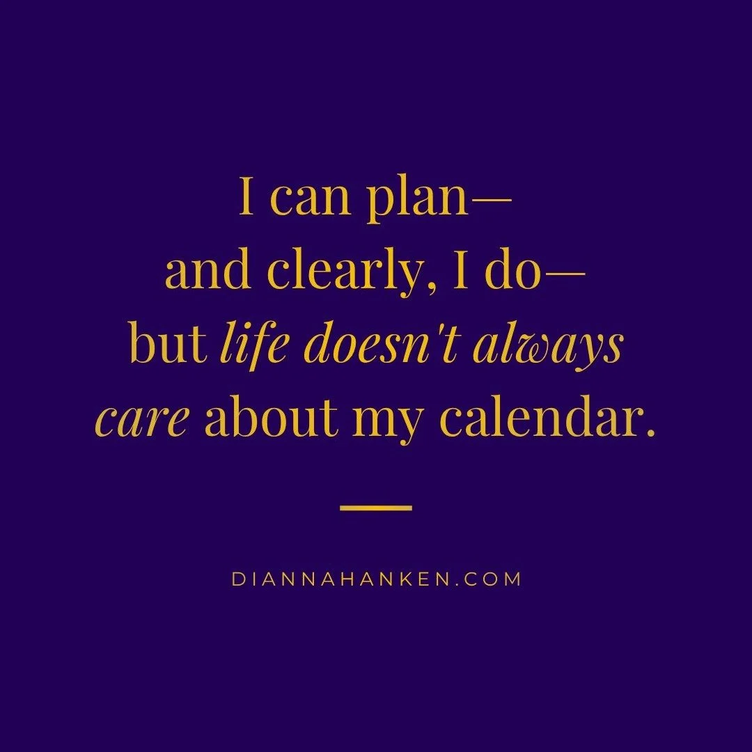What if having it all means making room for all of it?

The plans that work&mdash;and the ones that don't.
Partnership and time alone.
Joy and difficult feelings.
Creating what we want while staying open to what life brings.

We spend so much time th