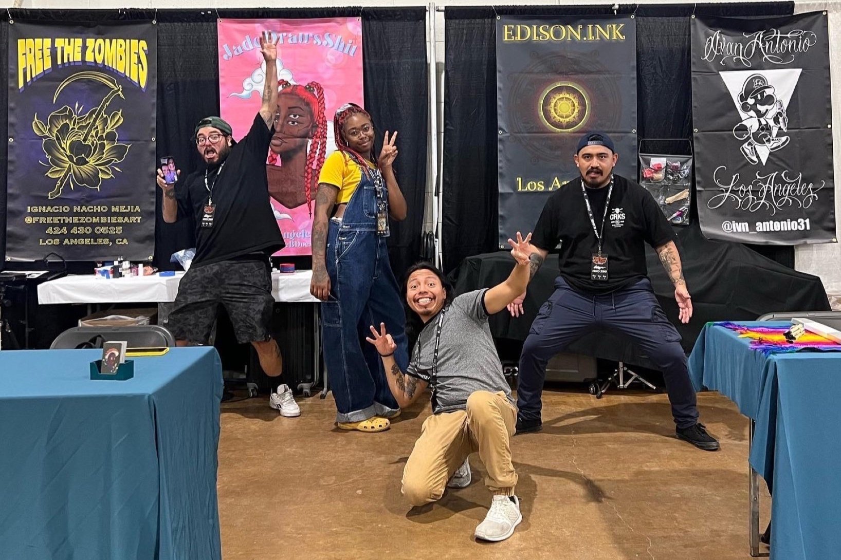 The Gang out at the Dallas Tattoo Convention 