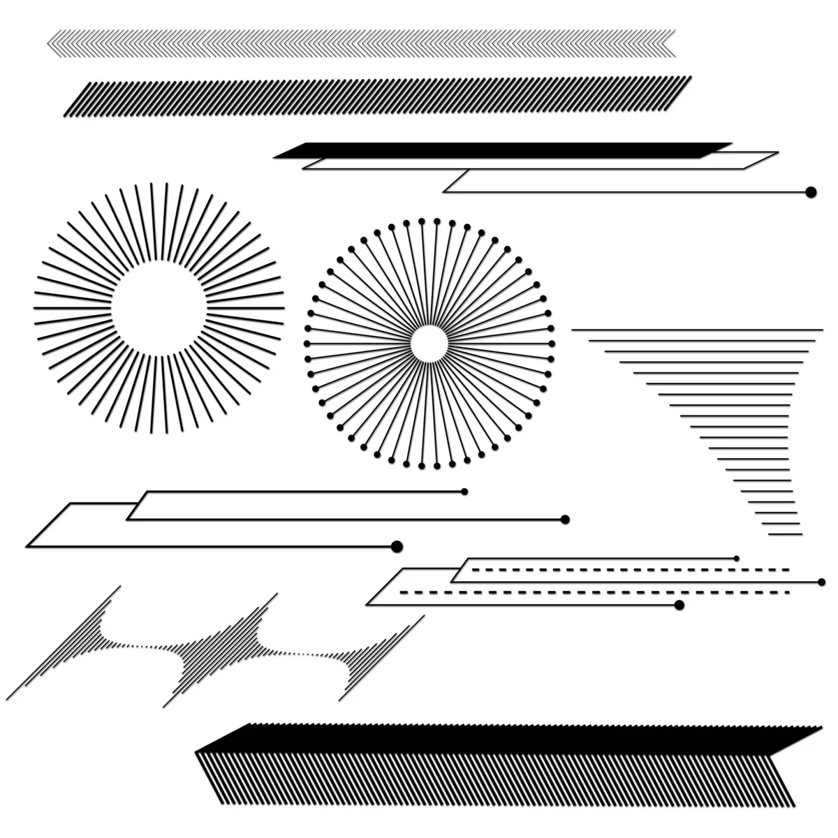 Geometric Line Brushes