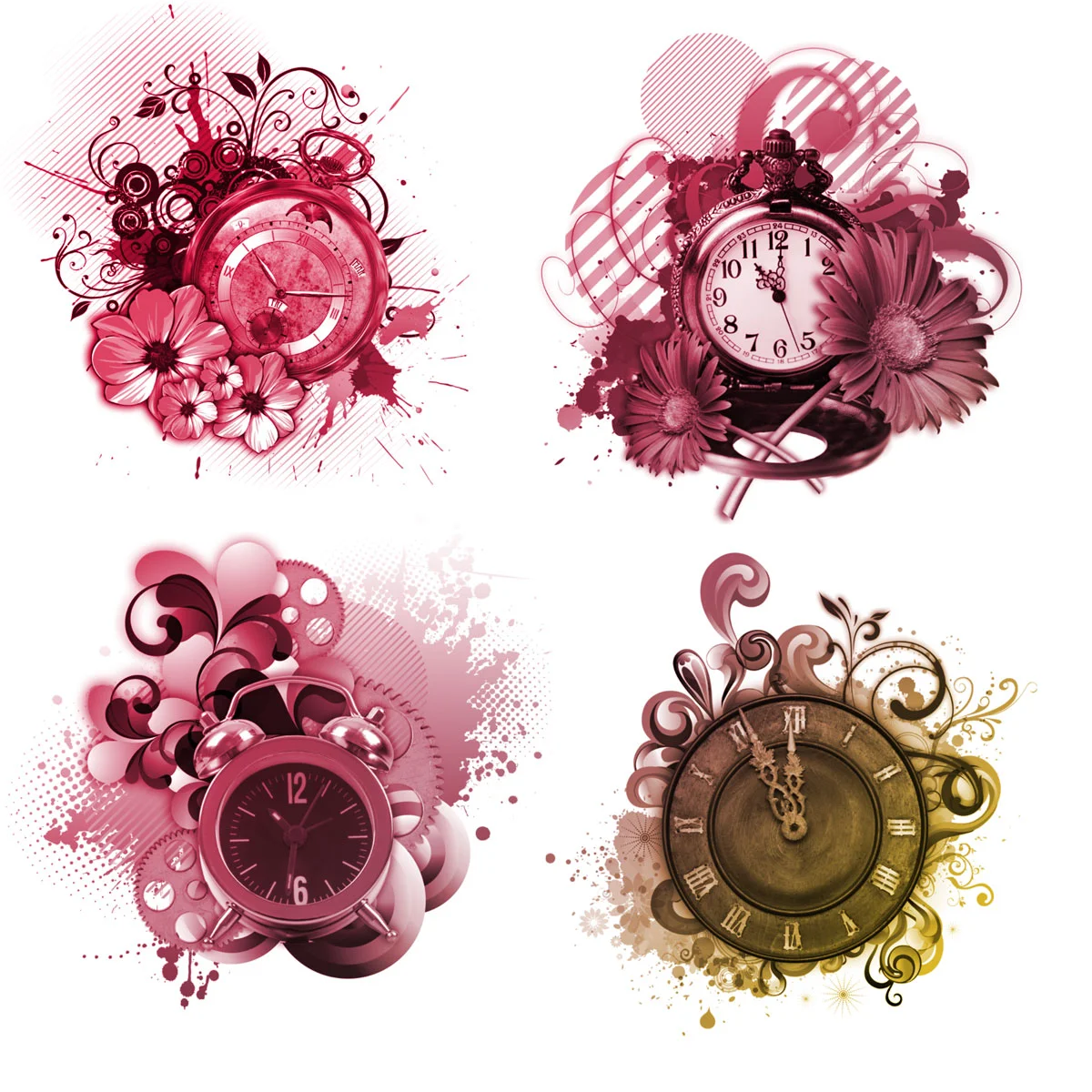 Time Collage Brushes