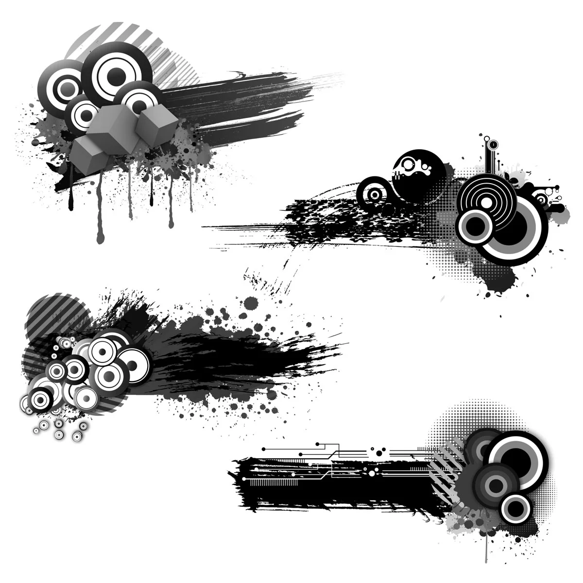 Mixed Collage Brushes