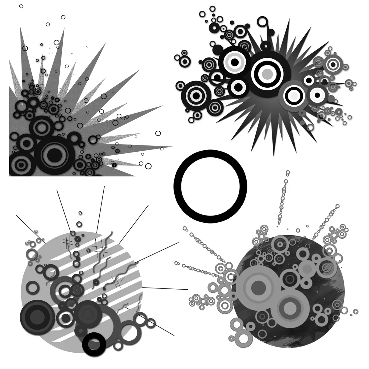 Modern Circle Brushes
