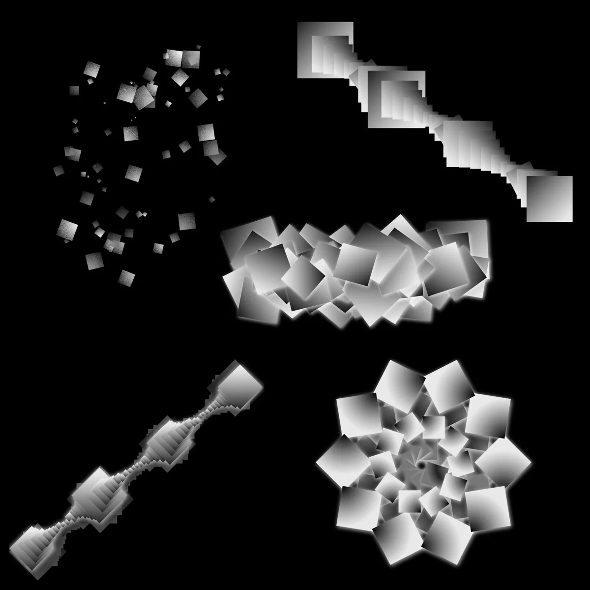 Square Gradient Brushes