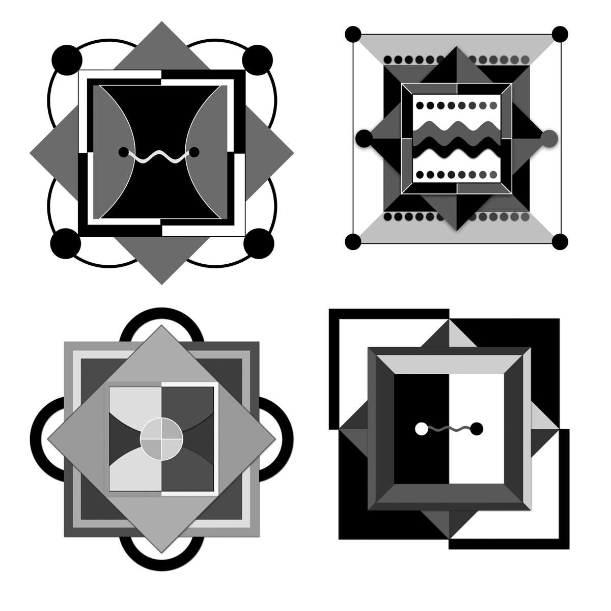Abstract Square Brushes