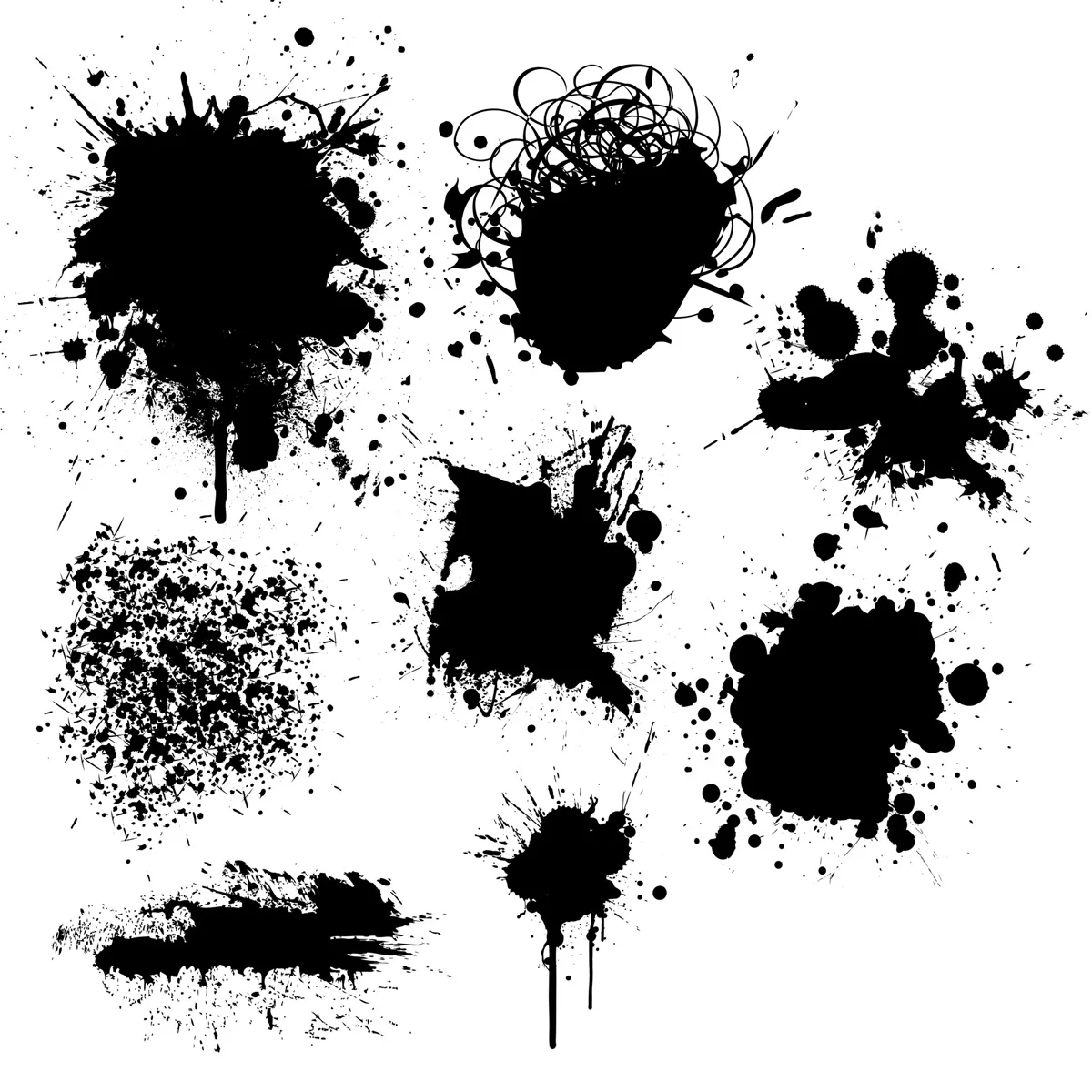 Paint Spatter Brushes