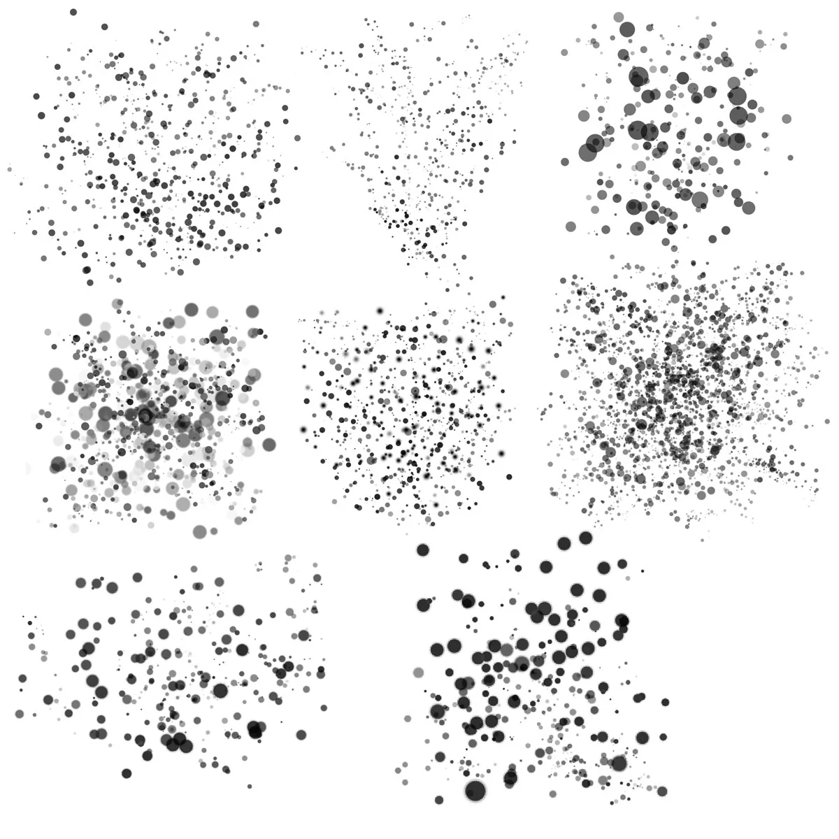 Scattered Dot Brushes