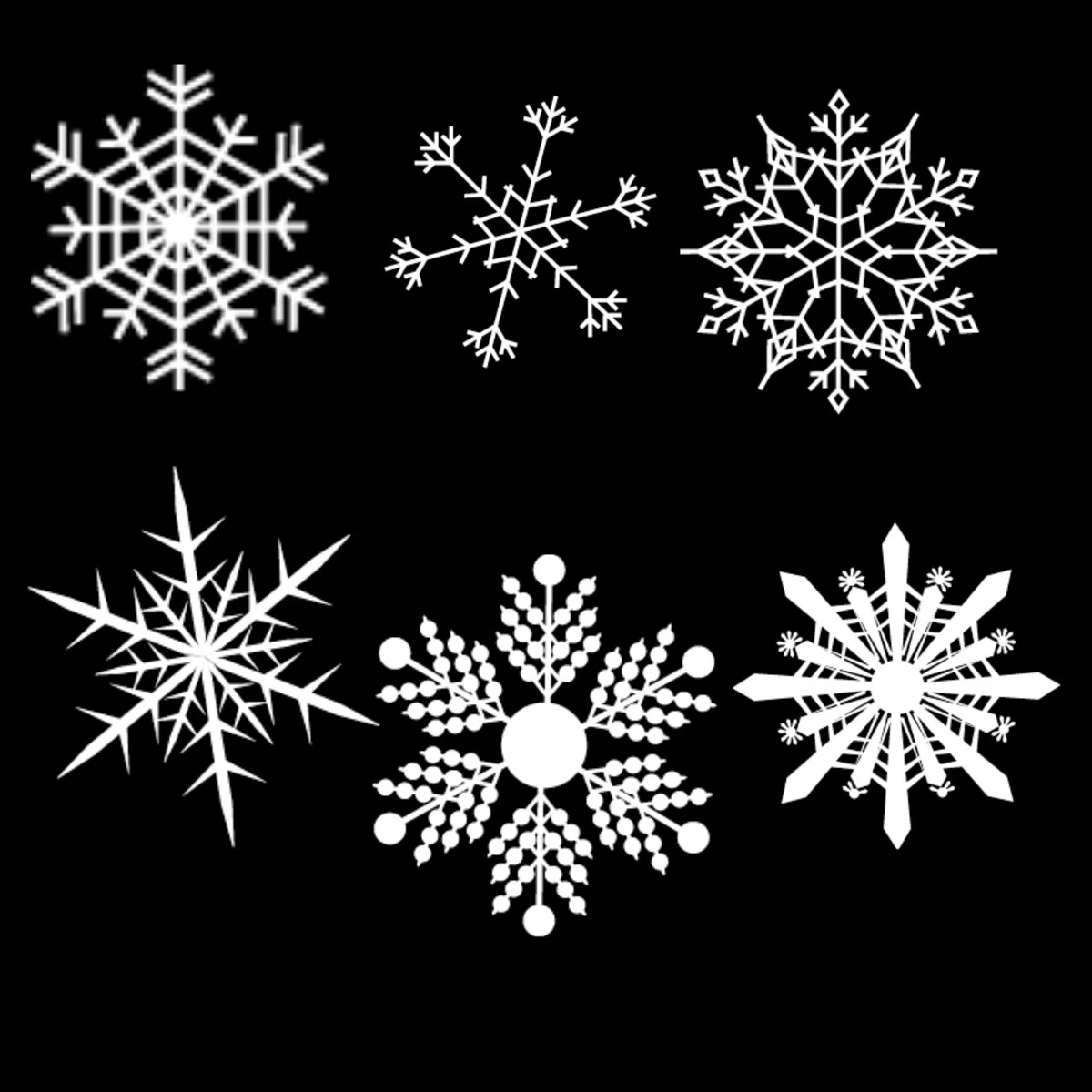 Snowflakes 2 Brushes