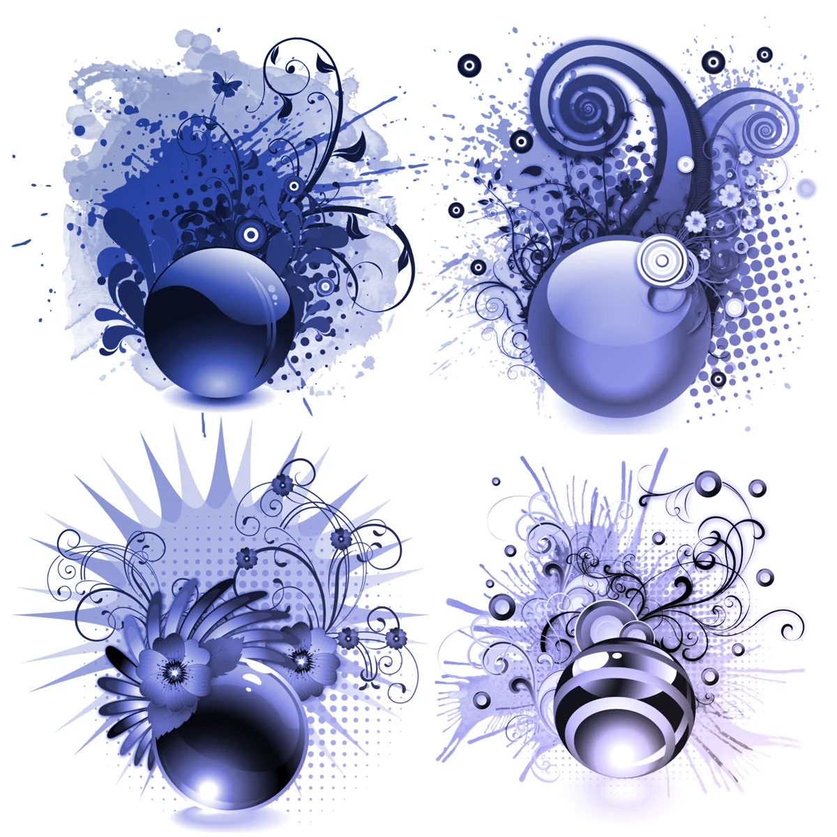 Sphere Collage Brushes