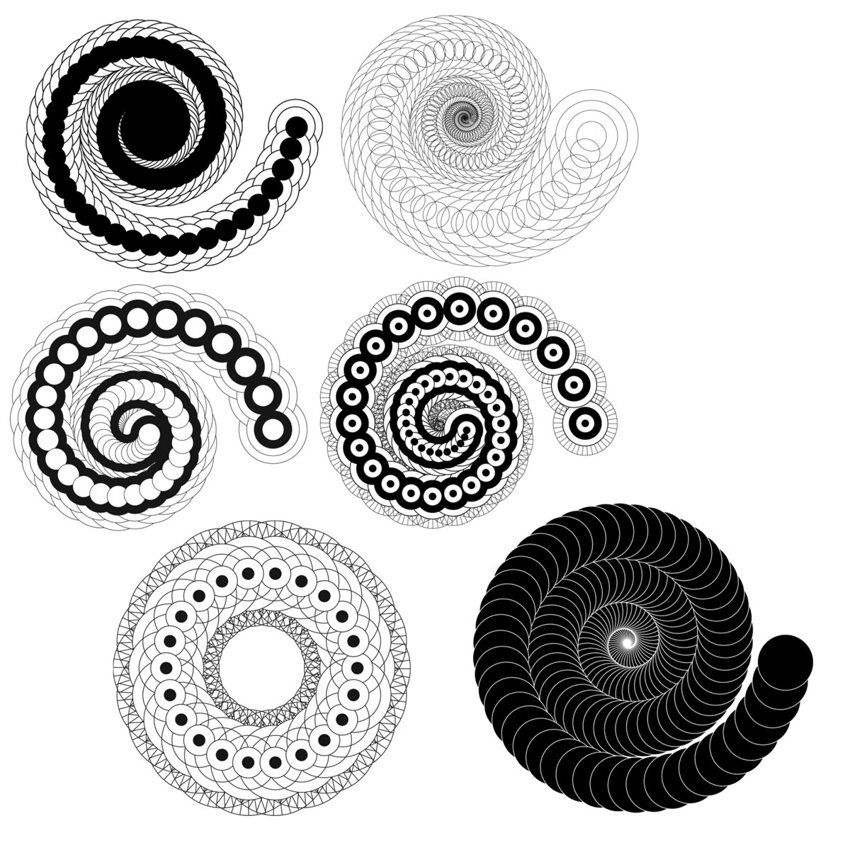 Spiral Brushes