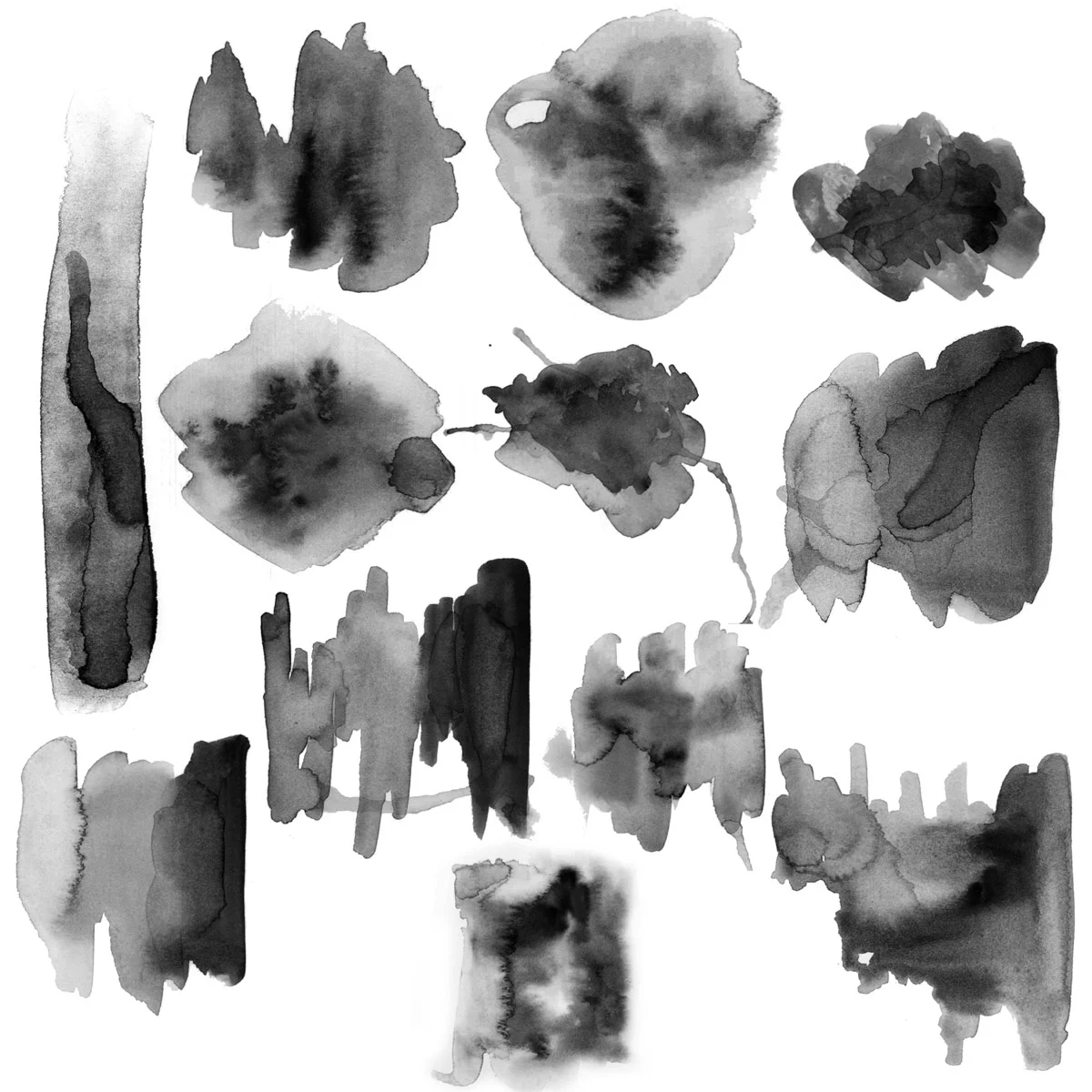 July Watercolor Brushes