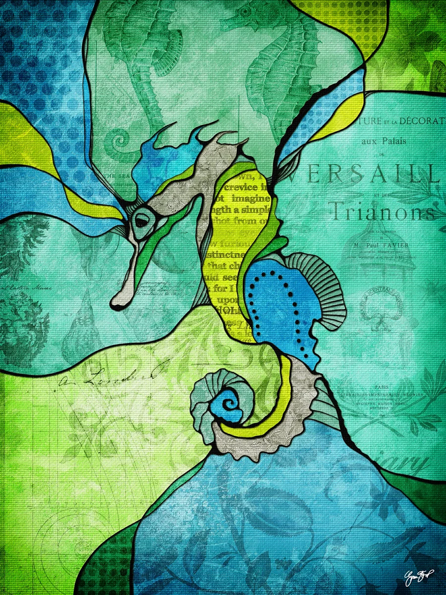 Seahorse Collage