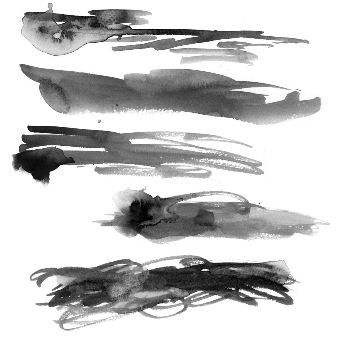 Watercolor Strips Brushes