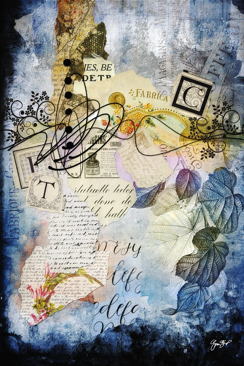 Blue Day Blue Canvas