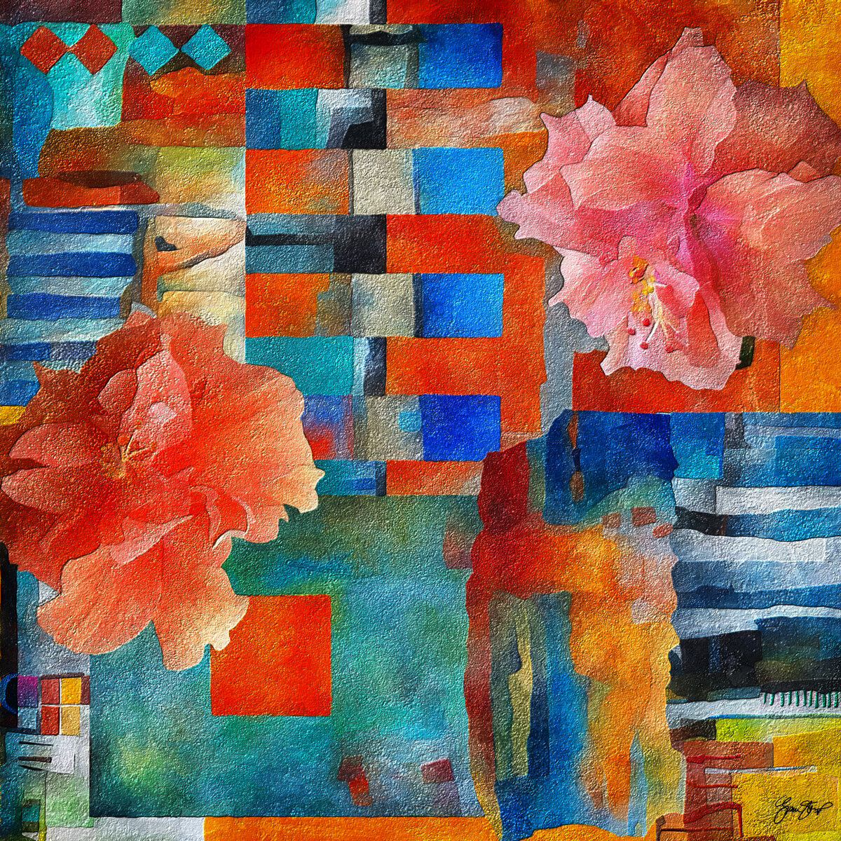 Hibiscus and Blueberry