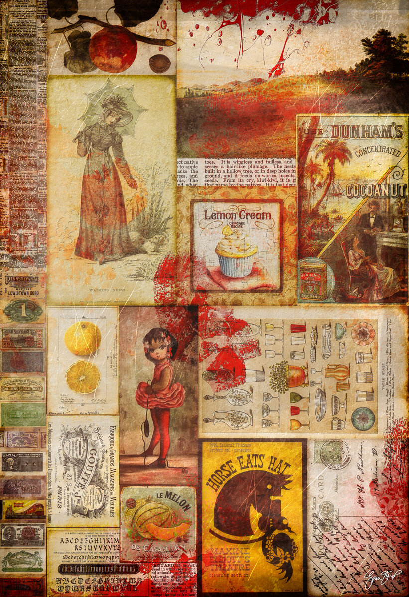 Lemon Cream &amp; Strawberry Jam