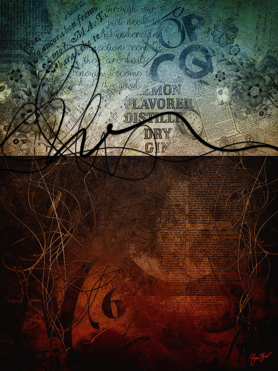 Lemon and Gin Collage