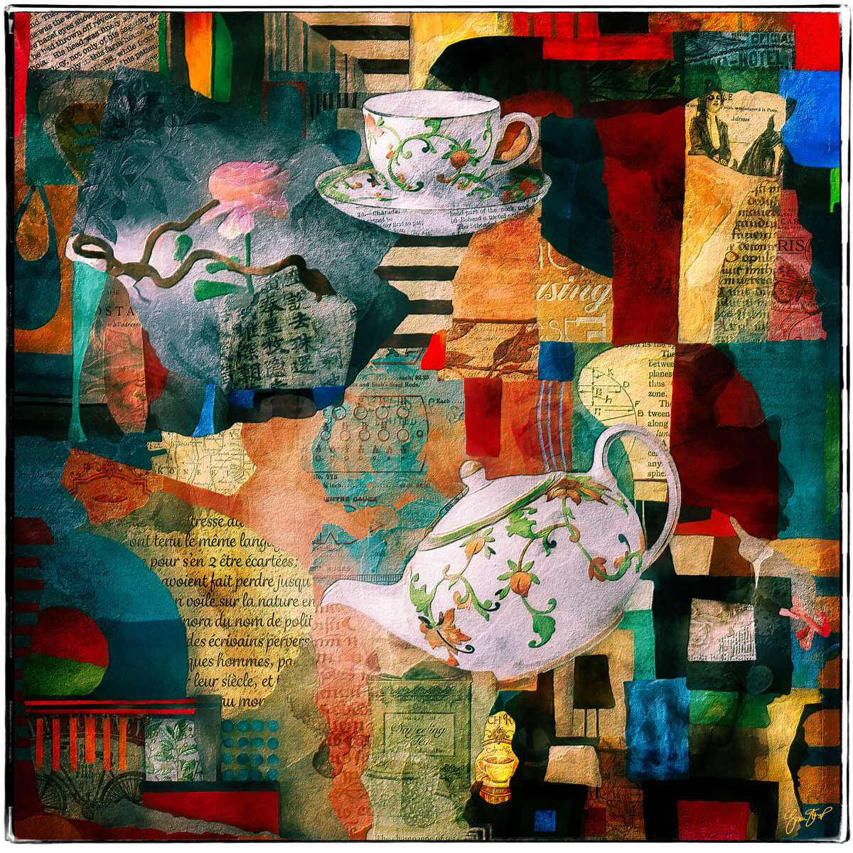 Teapot Collage