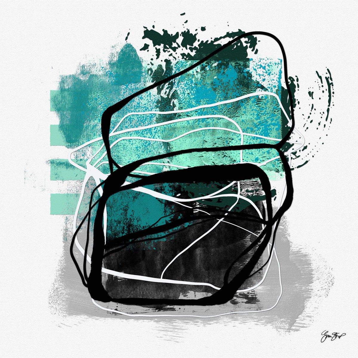 Green Blue Jellyfish