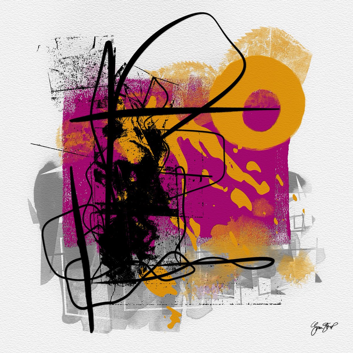 Sunshine Spilling on Pink Sky