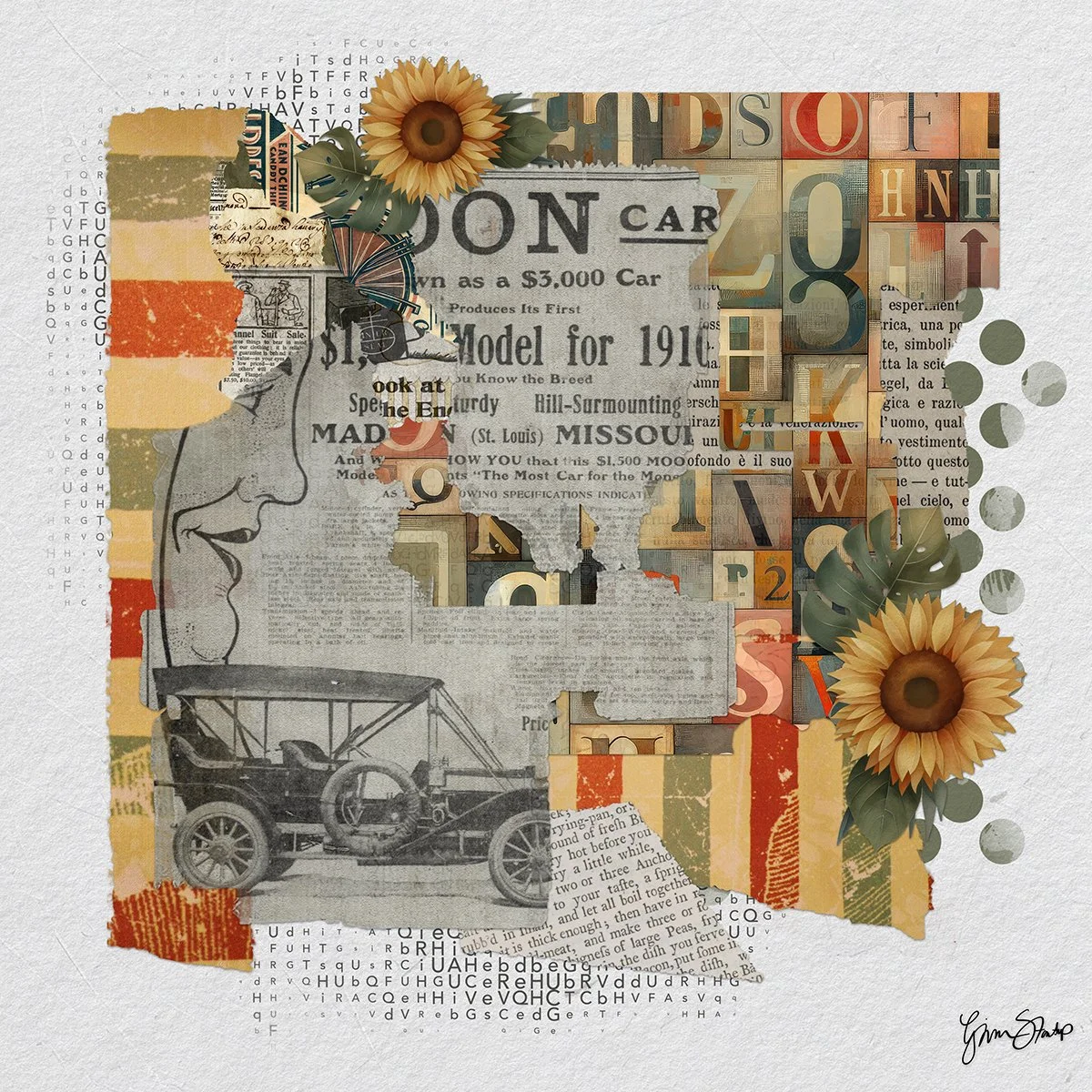 Sunflowers & Steel