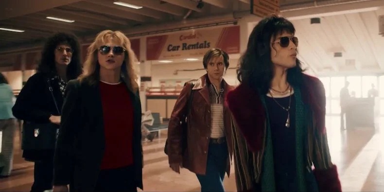 An early scene in Bohemian Rhapsody.