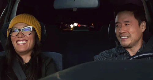 Sasha and Marcus reconnecting many years later.