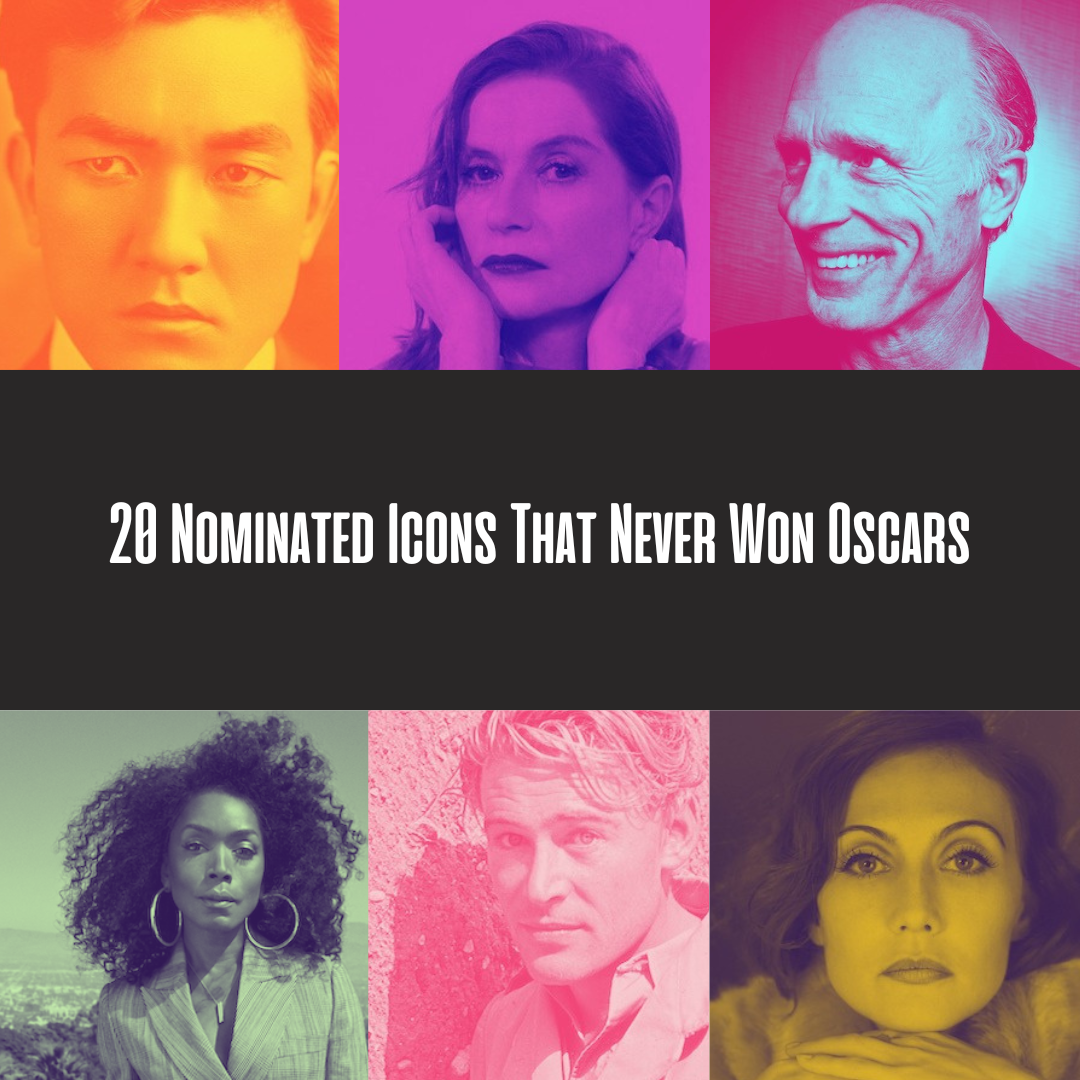 Twenty Nominated Icons That Never Won Oscars