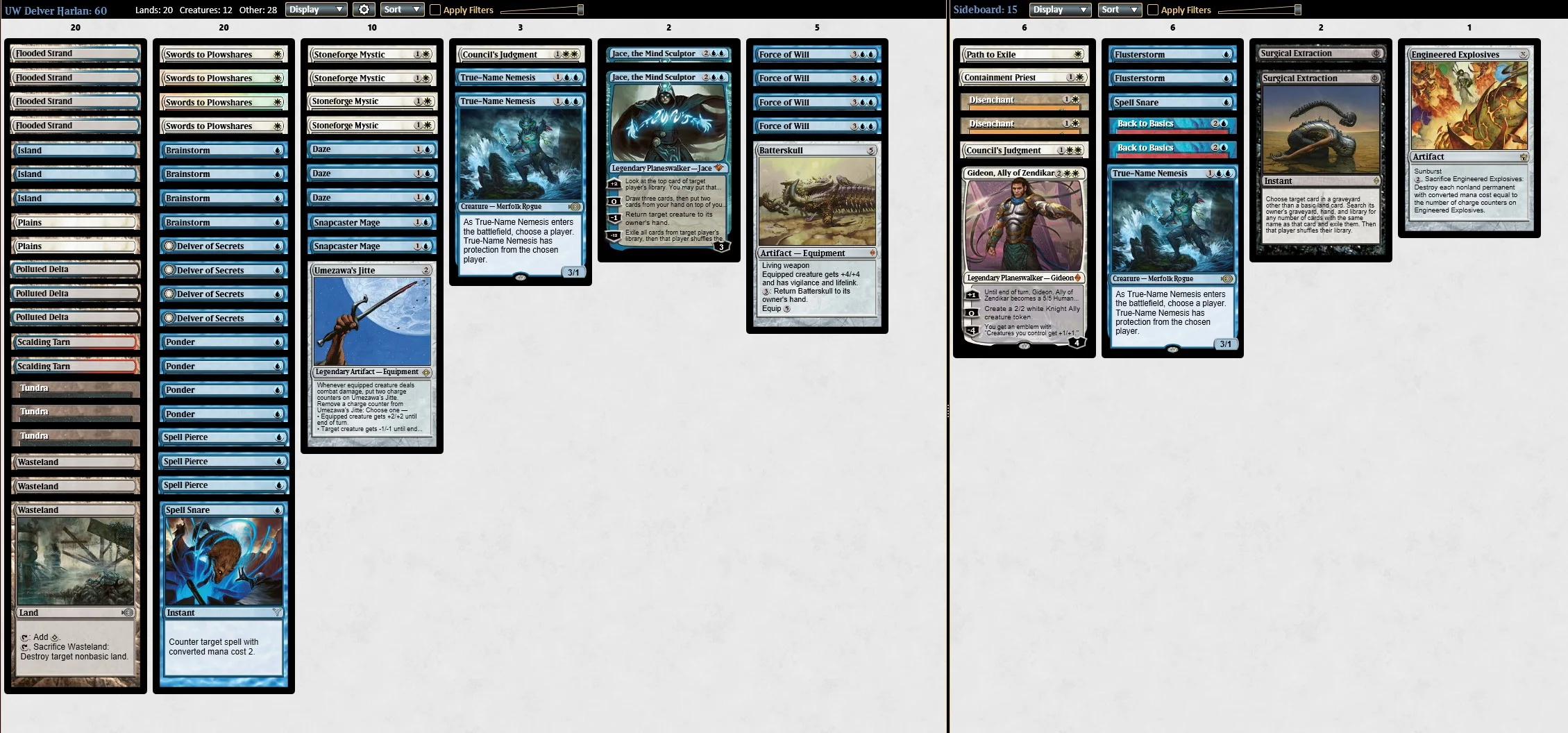 UW Delver by Harlan Firer, 1st Place SCG Classic Baltimore