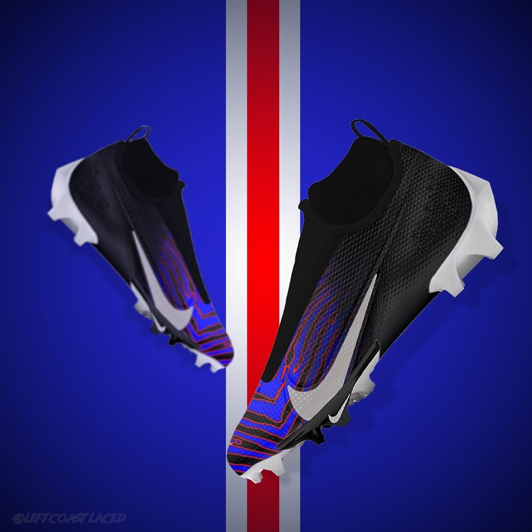 Onto the next round! I&rsquo;m always mocking up ideas did potential next pairs. What do you think of these zubaz inspired cleats? Tag a @buffalobills player who you think would rock these the best👀
&bull;
&bull;
&bull;
#Football #CustomShoes #Angel
