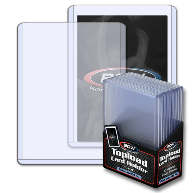 1 Case - BCW 138pt Top Loaders (500 Total)