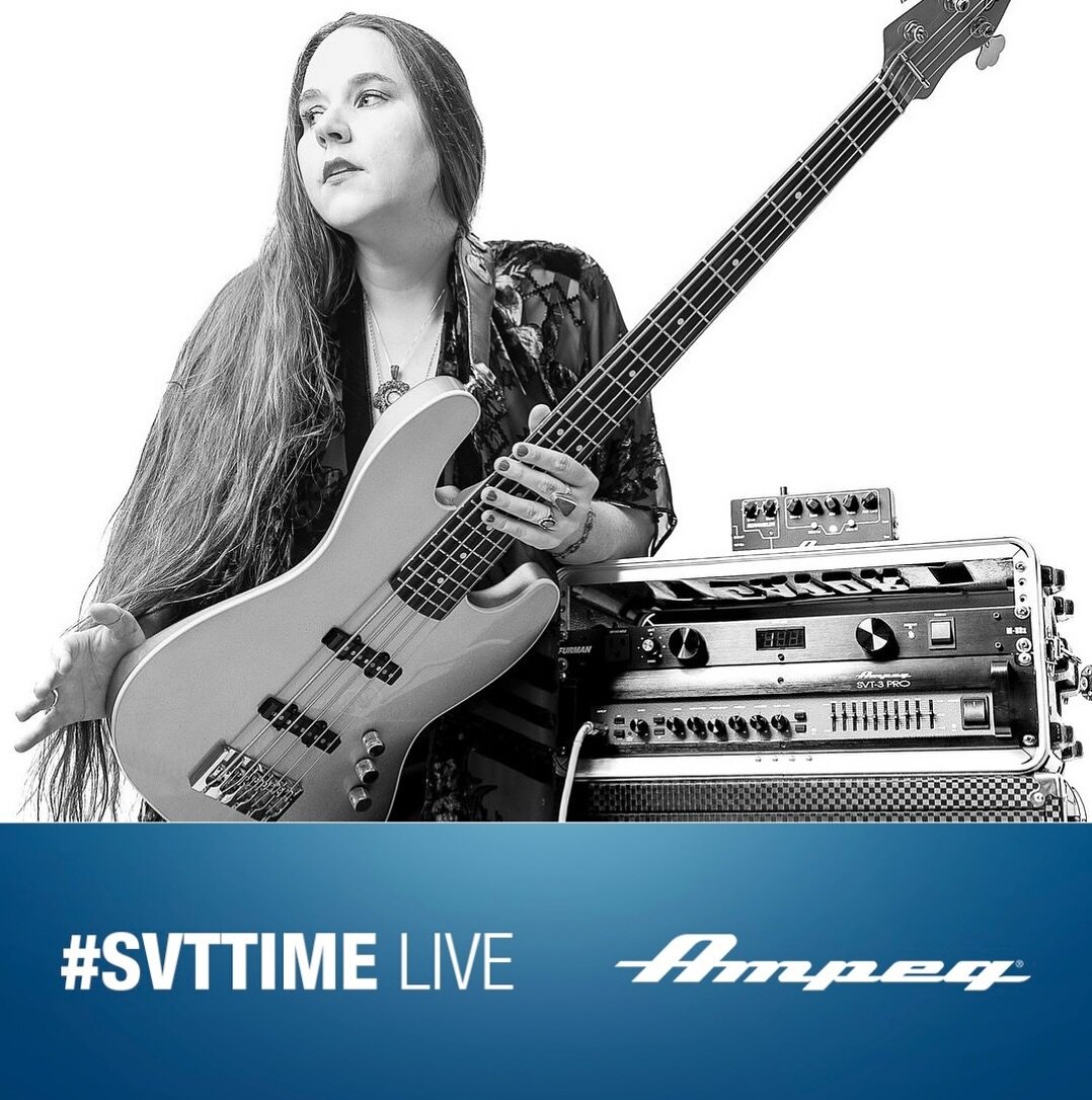 Overjoyed to be talking with the incredible Dino and Dom from @ampeg&rsquo;s SVT Time Live! Join us tomorrow for this livestream series - Tuesday, April 2nd at 11 am PT / 1 pm CT / 2 pm ET / 7 pm GMT. Where? Ampeg&rsquo;s Facebook or YouTube page. An