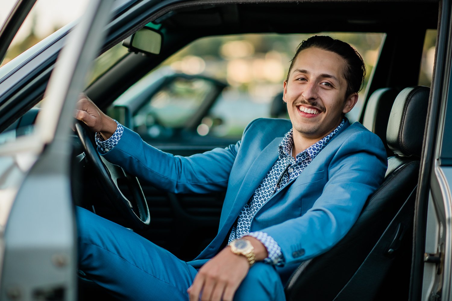 Boy in Car