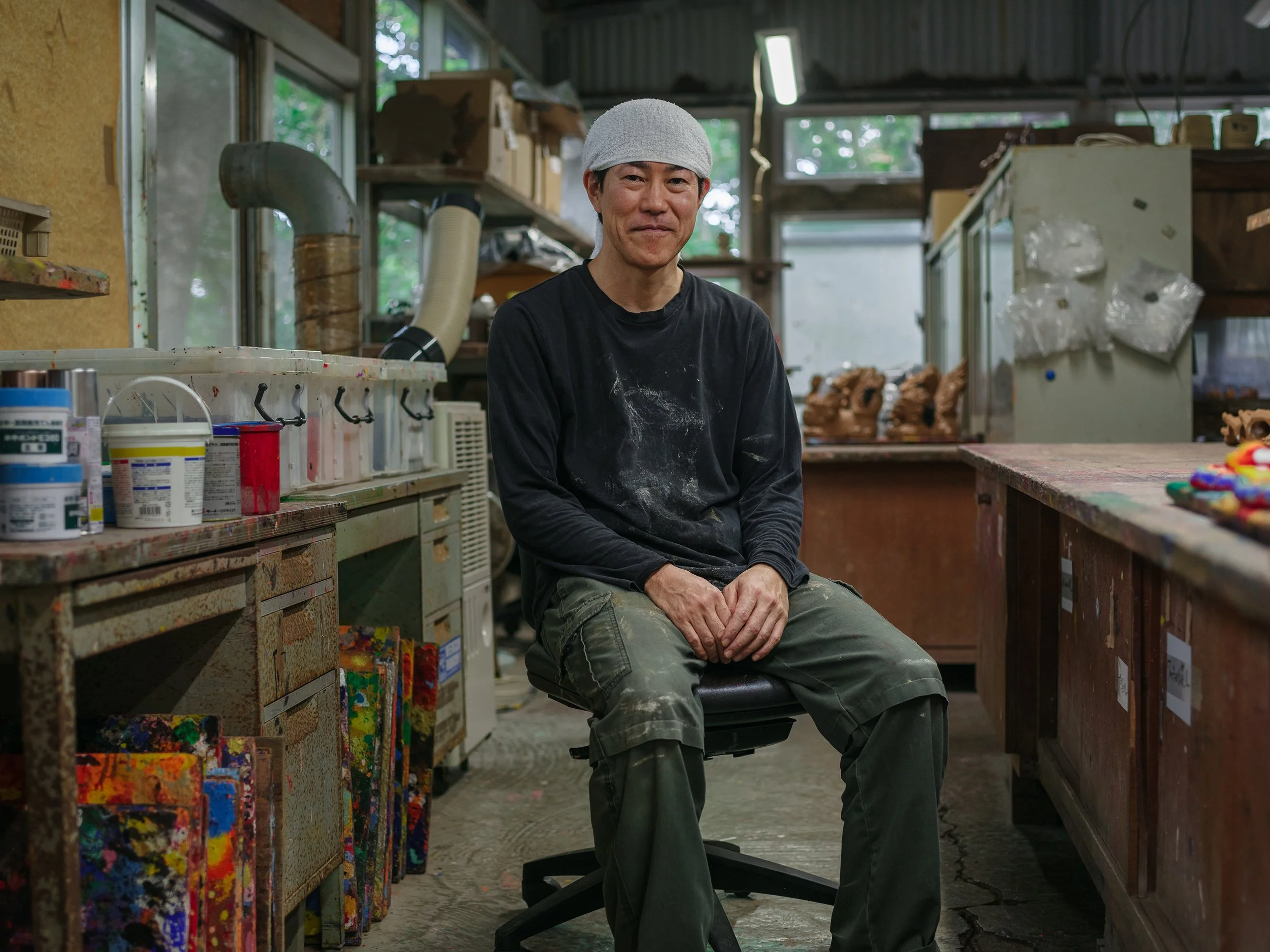 Ishigaki Island Ishigakijima Okinawa Japan Yoneko-Yaki Pottery Seesah Garden Portrait 2.jpg