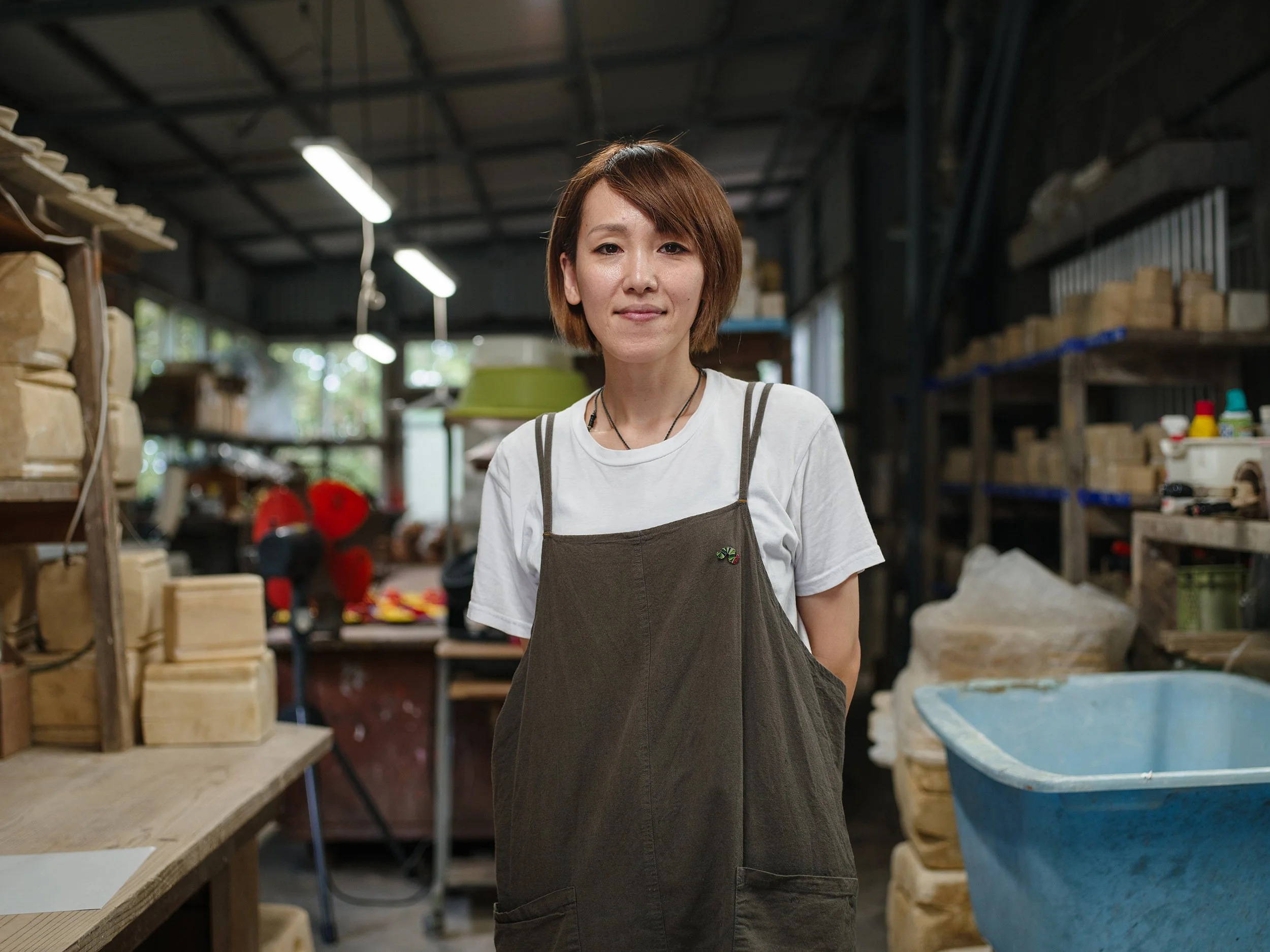 Ishigaki Island Ishigakijima Okinawa Japan Yoneko-Yaki Pottery Seesah Garden Artisan Portrait 1.jpg