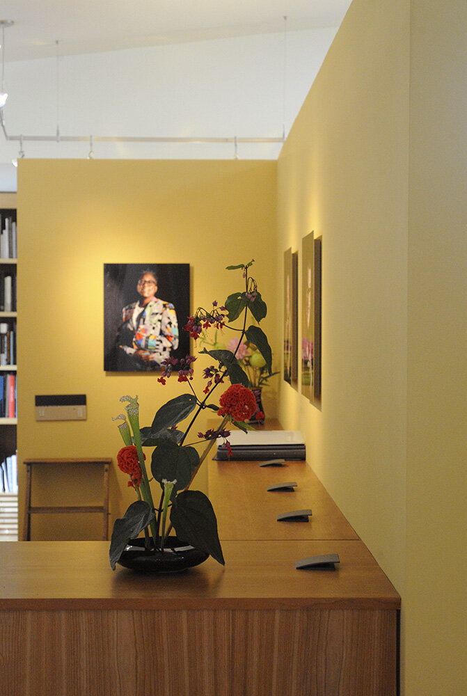  Floral arrangements for the 2017 Click! Photography Festival VIP dinner and En / Gender exhibit at  Cassilhaus  in Durham, NC  Wall photograph by Lola Flash 