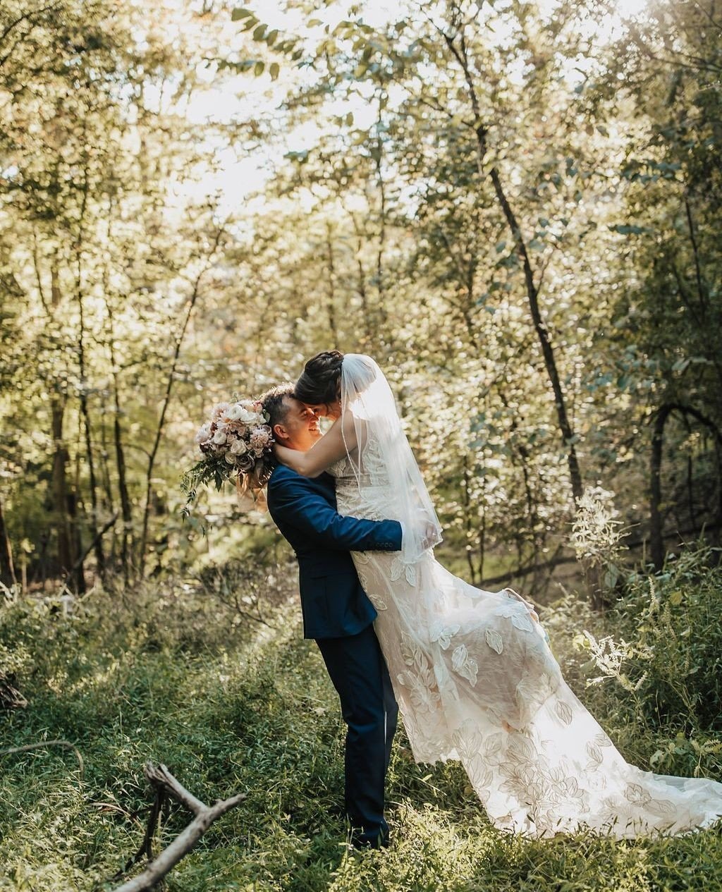 Isn't the meadow magical with the lighting peaking through the trees?⁠