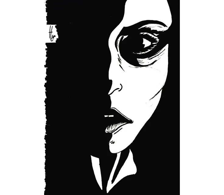 "...she watched it all fall..."