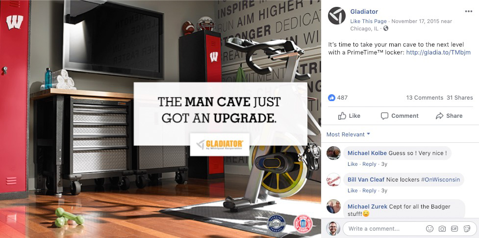 Gym Organization on Facebook