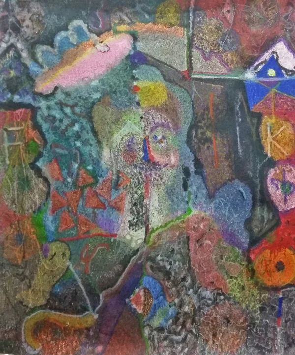 O.T. ( Frida Kahlo ), 2016 Buntstift auf Papier, 145x110cm